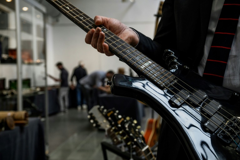 John Entwistle designed the bass made by German guitar-maker Warwick (JEFF PACHOUD)