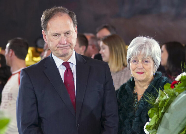 Upside-down flag at Justice Alito’s home another blow for Supreme Court under fire