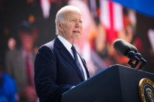 Biden mixes D-Day commemoration with warnings about democracy’s vulnerability