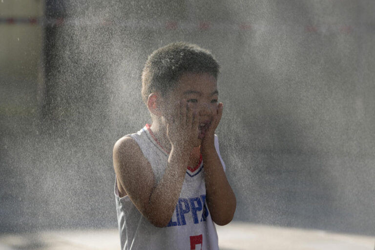 China is getting too much rain in the south and not enough rain, plus a heat wave, in the north