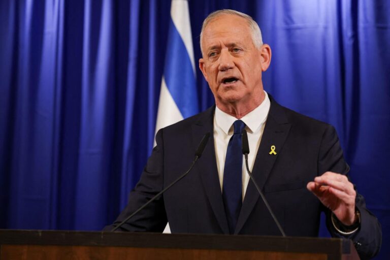 Israeli war cabinet minister Benny Gantz quits emergency government