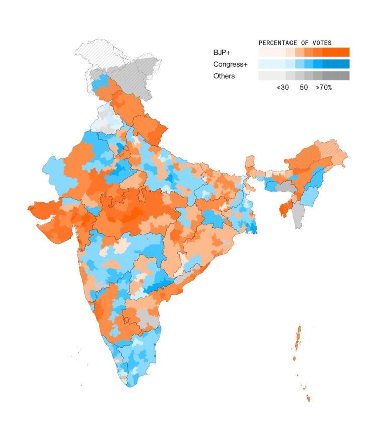 Modi Seeks to Shore Up Coalition to Secure Third Term in Power