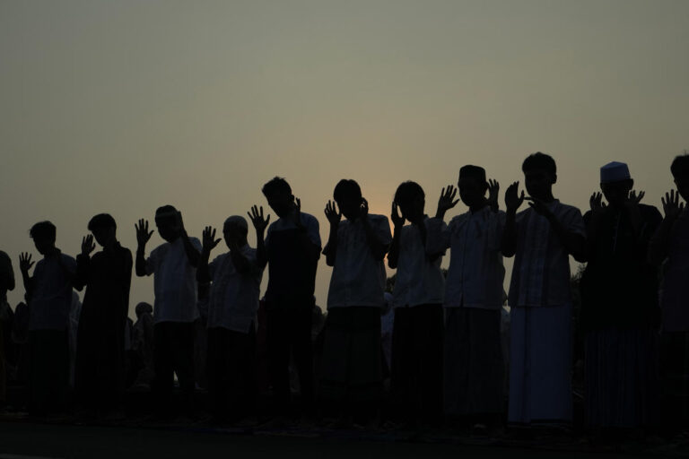 Muslims in Asia celebrate Eid al-Adha with sacrifice festival and traditional feast