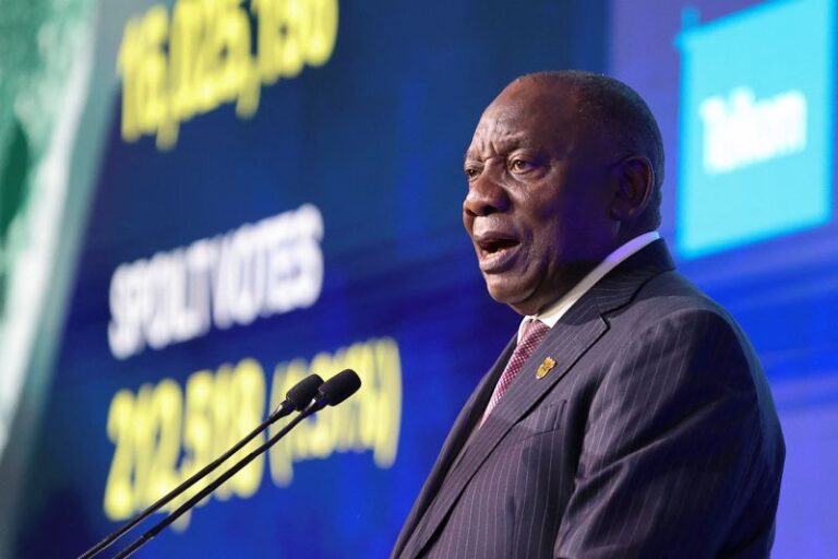 South Africa's Ramaphosa says violence has no place after election